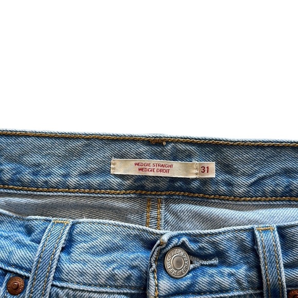 Levi’s Wedgie Straight Jeans - Sz 31 / 26 - Picture 4 of 16